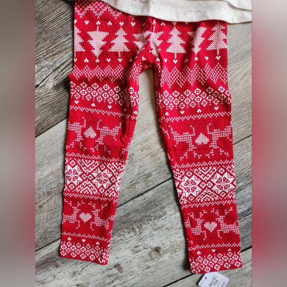 The Children Place Toddler Girl Christmas Legging Set - Picture 5 of 6